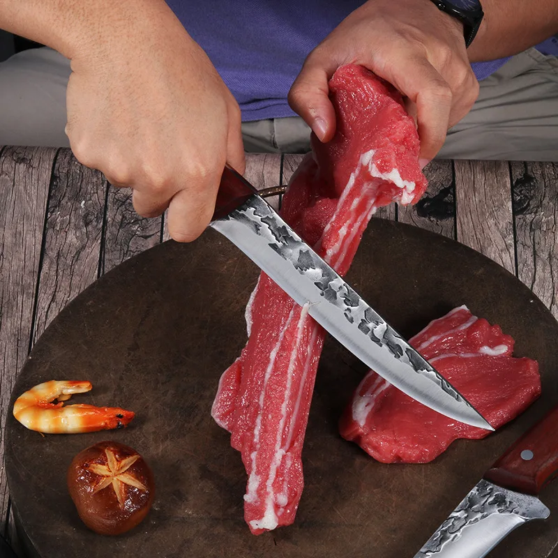 Кухонные ножи из нержавеющей стали для обвалки мяса мясницкий нож рыбы кухонный