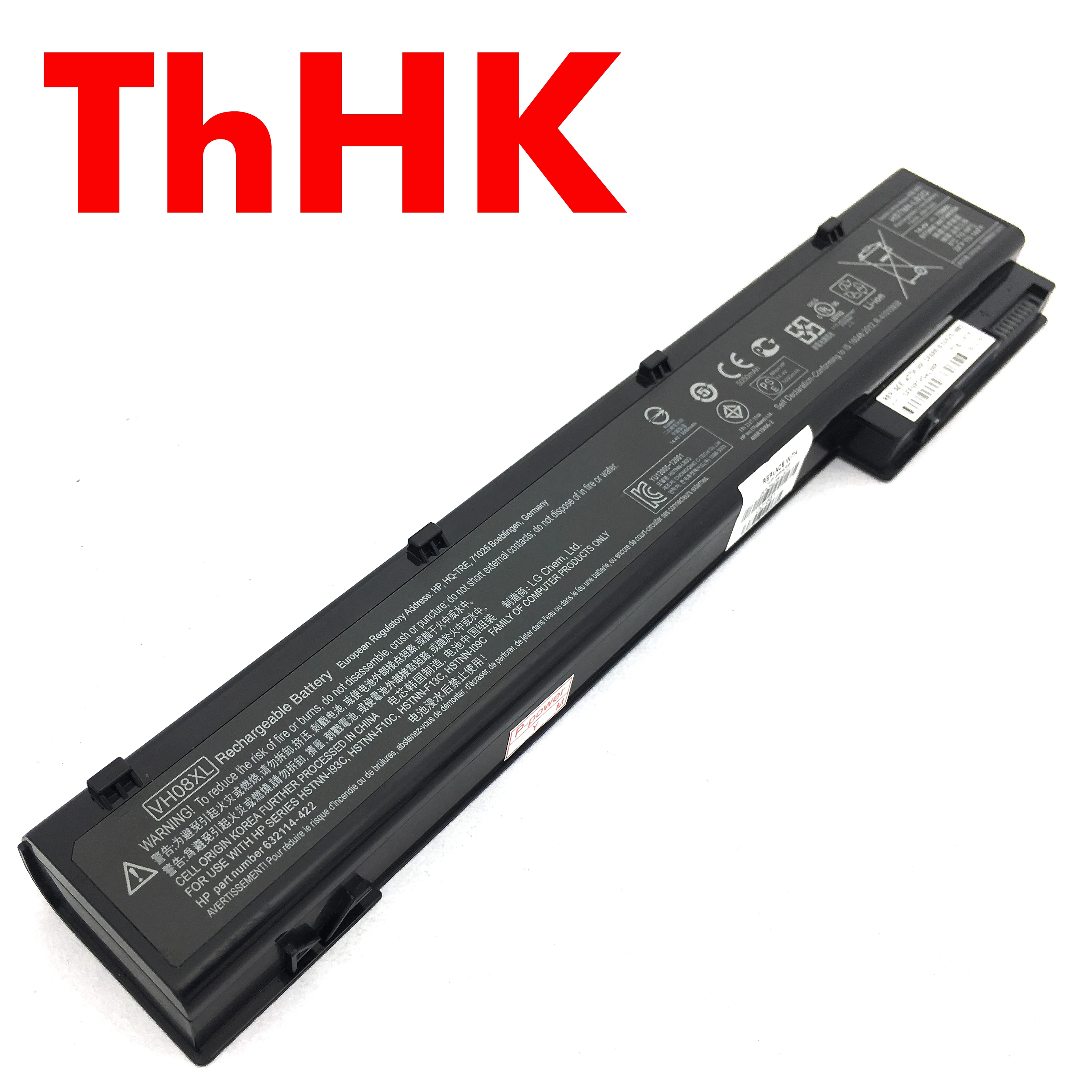 Подлинная батарея VH08 VH08XL HSTNN F10C I93C I09C F13C для мобильной рабочей станции HP EliteBook 8560w
