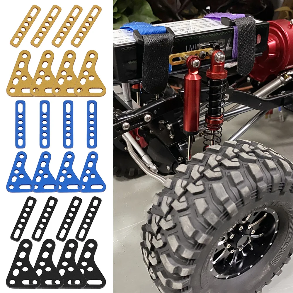 

CNC Metal Shock Absorbers 1/10 RC Crawler Car Double Shock Absorber Height Adjustment Mounting Angle RC Crawler Car Parts