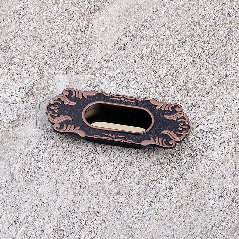 Винтаж татами Скрытая дверные ручки из цинкового сплава цинковый сплав