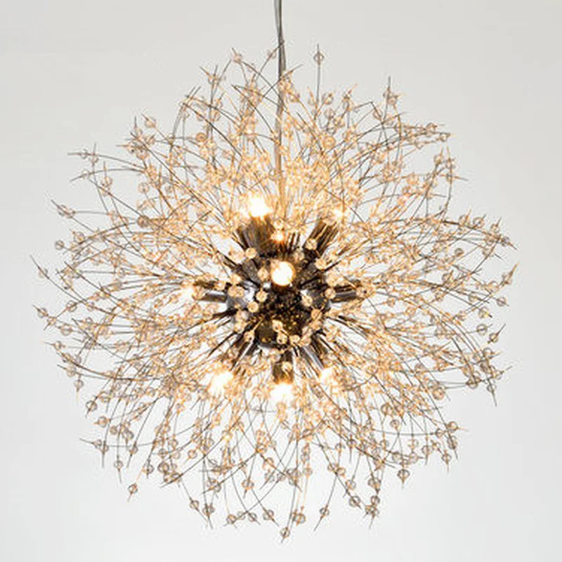 

Modern Crystal Chandelier Lighting Globe Cristal Chandeliers Light Round Acrylic Hanging Lamp Fixtures for Home Restaurant Decor