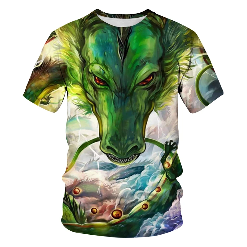 

3D Printed Game Animation Harajuku Summer Men's Street Fashion Short Sleeve Hyperburning Cartoon Design T-Shirt In Large Size