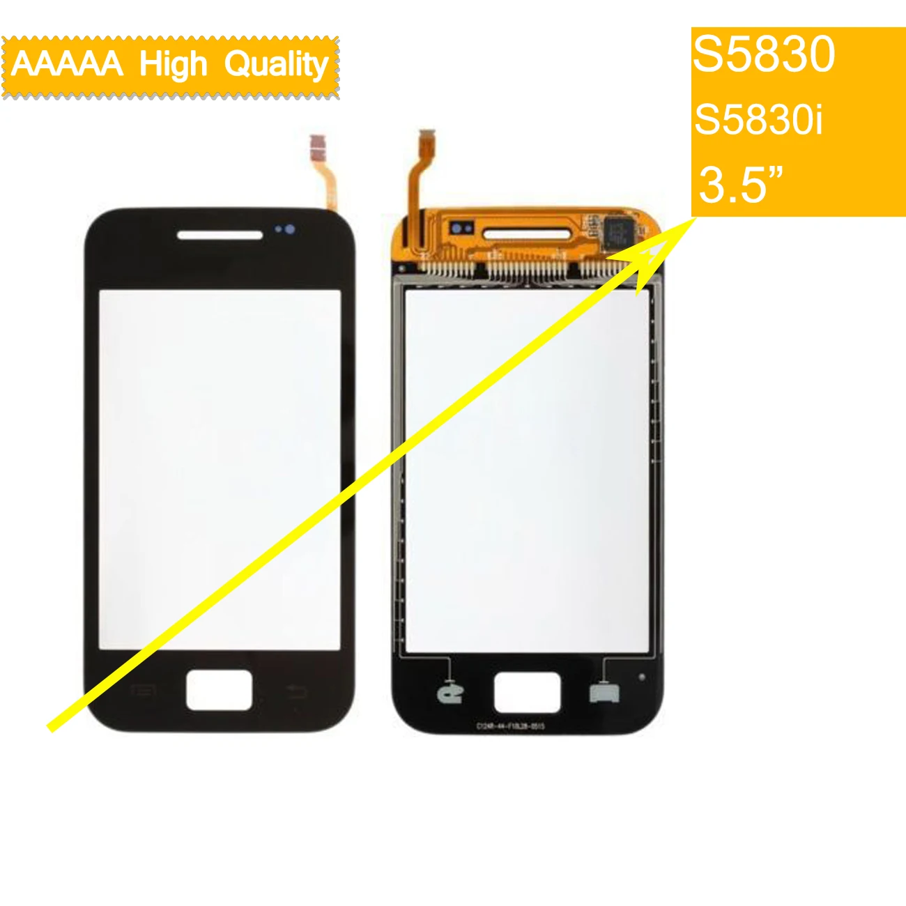 Для samsung Galaxy Ace S5830 S5830i GT-S5830 сенсорный экран панель сенсор дигитайзер Переднее стекло Внешний объектив сенсорный экран без ЖК-дисплея