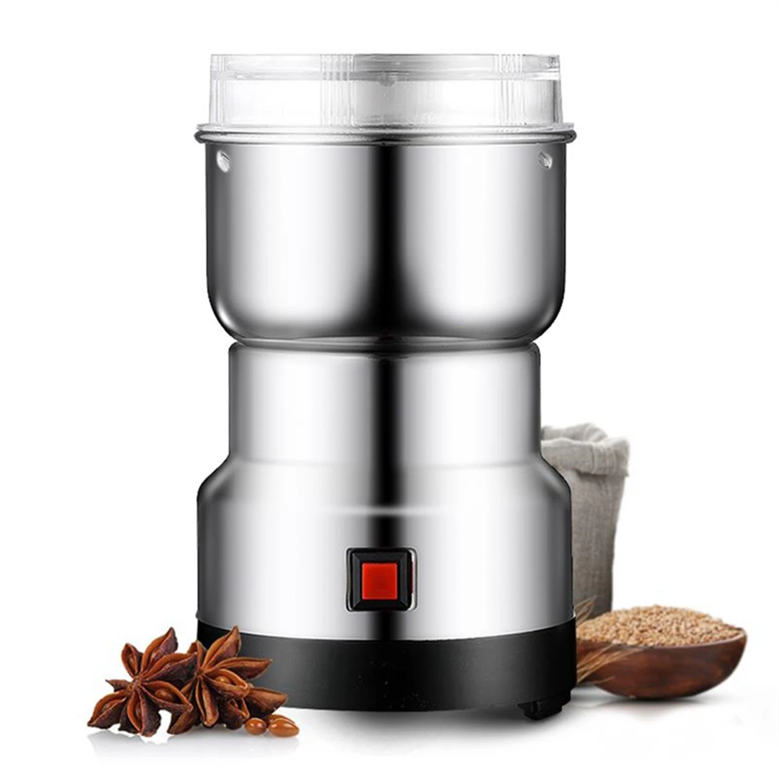 Grain Mills Electric Stainless Steel Grinder Mill 220V Cereals Corn Herb Spice Flour Machine Dry |
