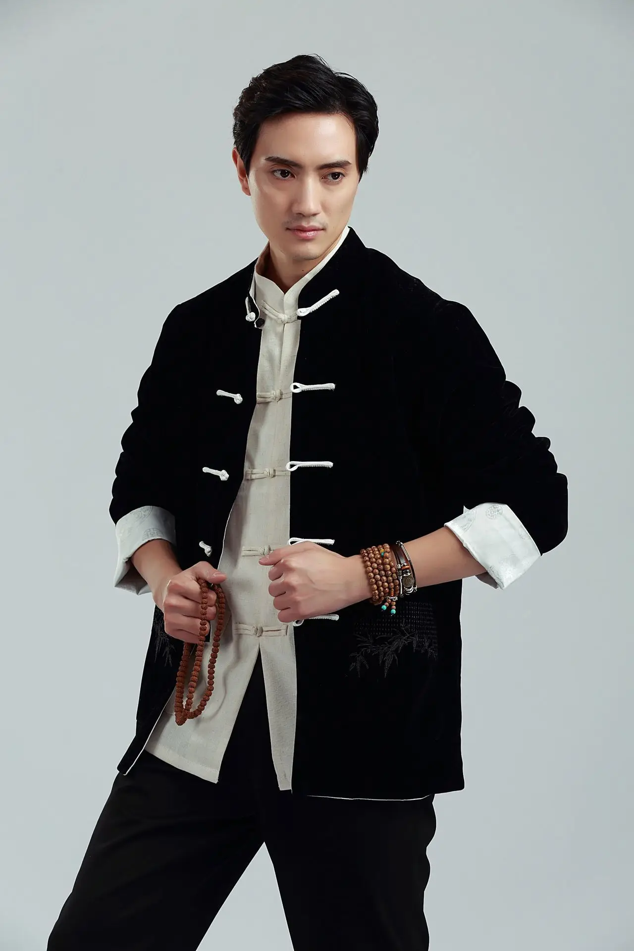 Новое поступление традиционный китайский костюм Тан одежда рубашка Кунг-фу