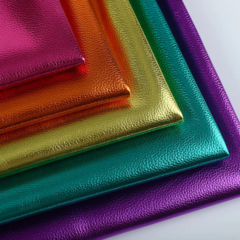 135 см * 91 искусственная кожа с узором Личи объемный Блестящий Золотой