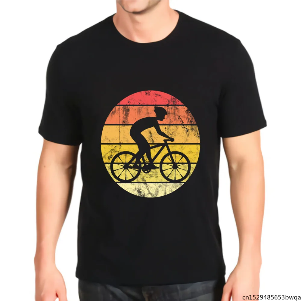 

Bicycle Road Bike Vintage Retro Style Colorful Baseball Anime Best Seller Top Men's T-shirt Kawaii Graphic New T Shirt