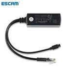 ESCAM IEEE 802.3af Micro USB Активный сплиттер PoE Power Over Ethernet 48 В до 5 В 2,4 А для планшетов, Dropcam или Raspberry Pi