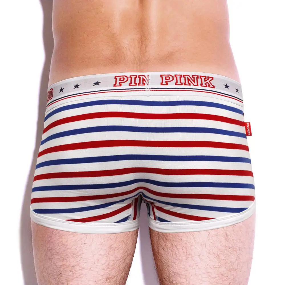 4 шт./лот PINK Hero высокого качества из хлопка нижнее белье для мужчин боксеры Шорты