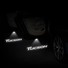 2 шт. Светодиодные Автомобильные дверные фары для Hyundai TUCSON 2004 2005 2006 2007 2008 2009 2010 2011 2012 2013 2014 проектор наклейки аксессуары