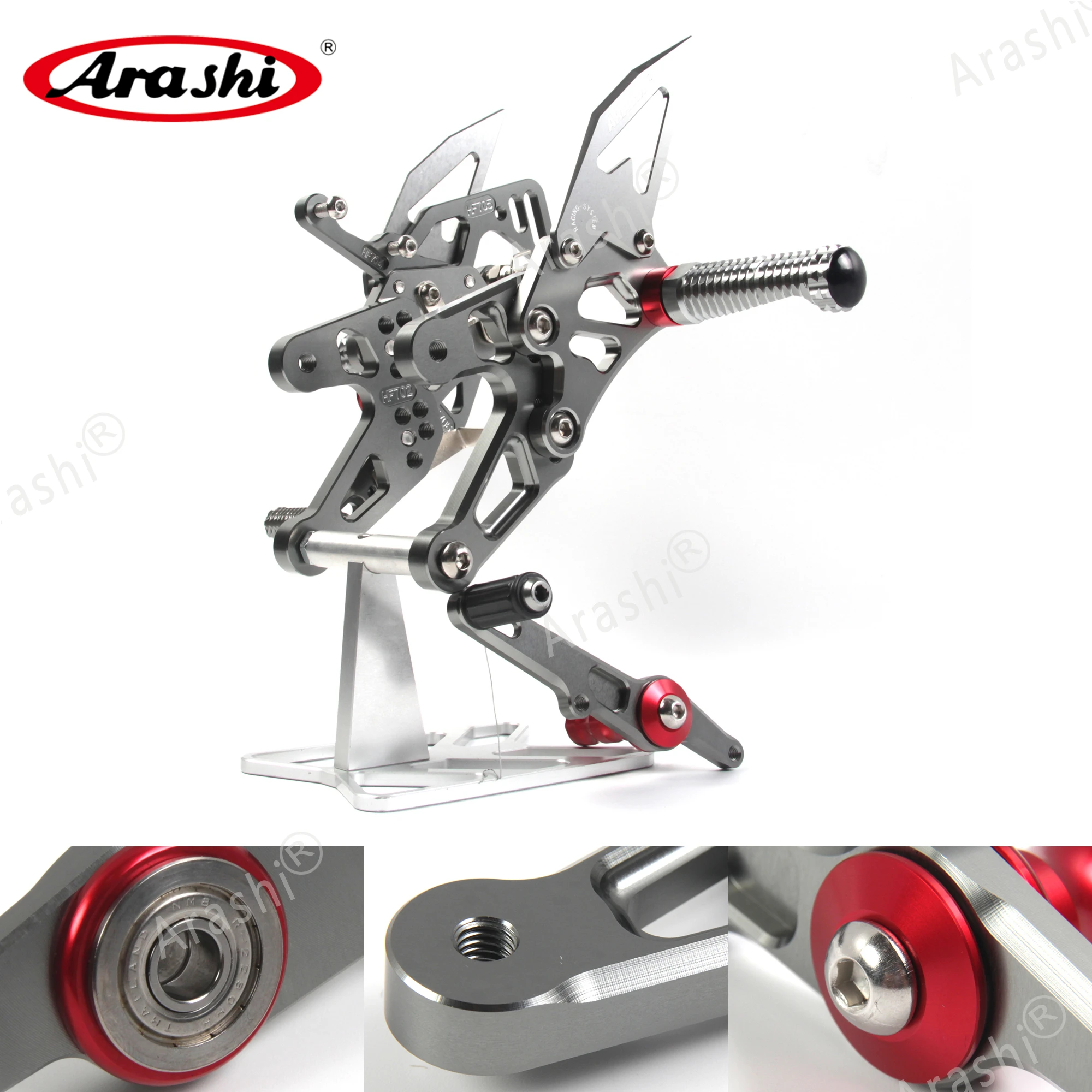 Араши для BMW S1000RR 15 18 CNC регулируемые Подножки ног Rider Rearset подставка S 1000 RR 2015 2016 2017