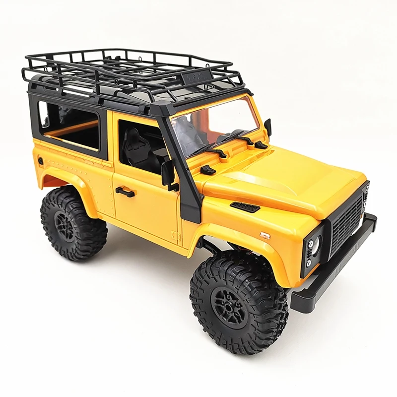 Mn-90 1/12 2.4G 4Wd 15Km/H Rc Car With Front Led Light 2 Body Shell Rock Crawler Truck Rtr Toy Christmas Gift Kids Boys(Yellow) | Игрушки и