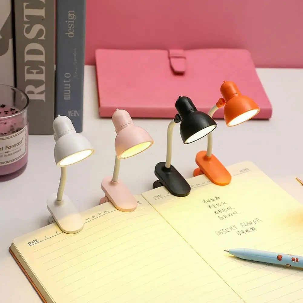 

Led Table Lamp Mini Book Lamp Led Night Light Adjustable Mini Book Clip Light For Home Room Computer Notebook Laptop Desk N T6j4