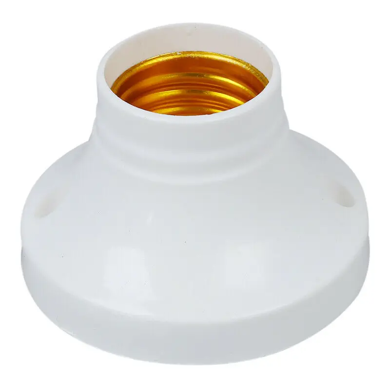 

1pcs white round E27 lamp holder ceiling lamp bulb fixing base bracket bulb holder