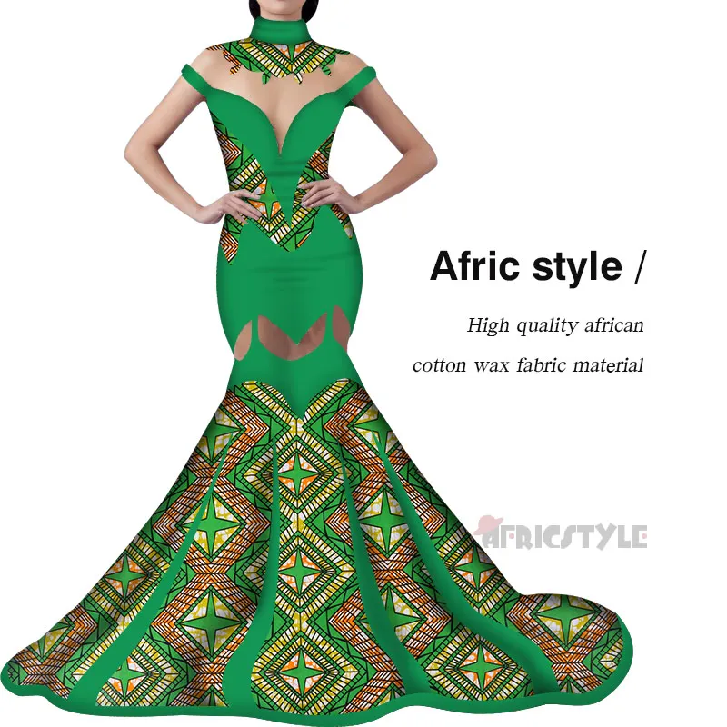 

The new floral African sexy dress of 2020 shows the elegance and beauty of the party wy6019