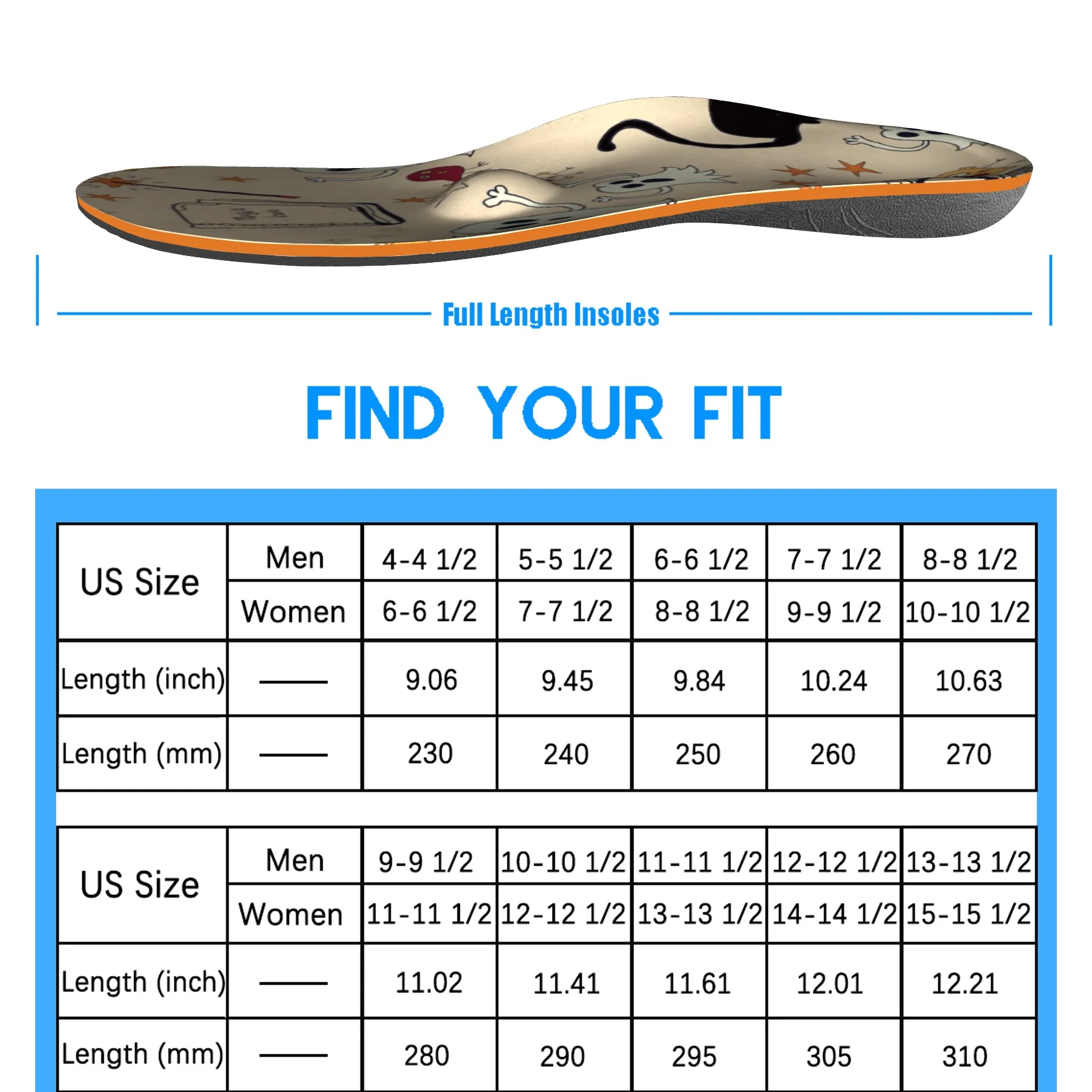 Ортопедические стельки с подогревом для подогрева плоскостопия подошва