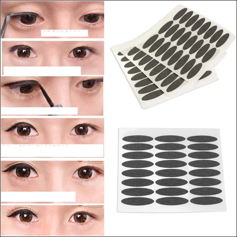 Профессиональный макияж Черная Подводка для глаз двойная лента век красивая
