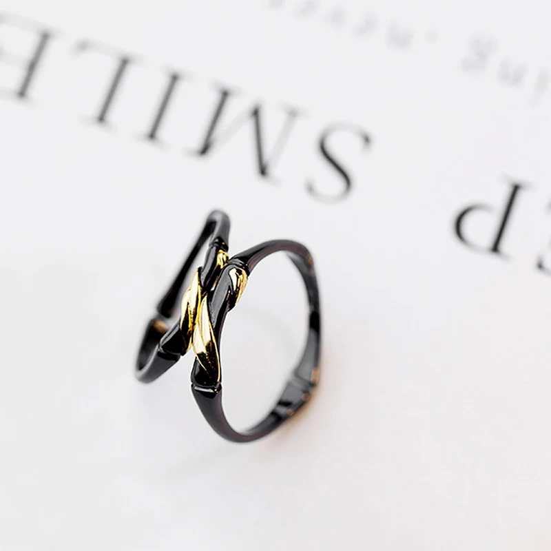 Черное детство Милая любовь Открытые Кольца для мужчин и женщин парное кольцо