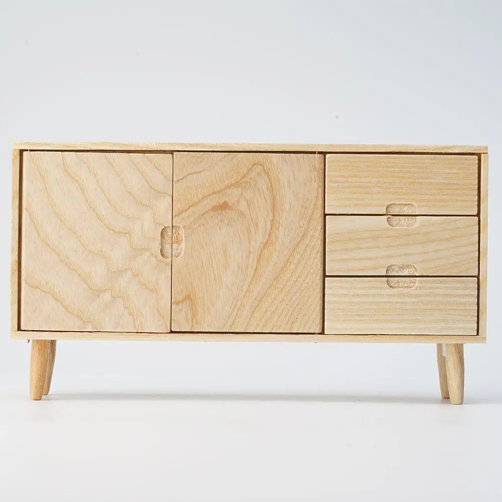 

1:12 Doll House Doll House Simulation Model TV Cabinet 1/6 Doll Suitable Or Recommend For 1/12 Houses Scale J8O9