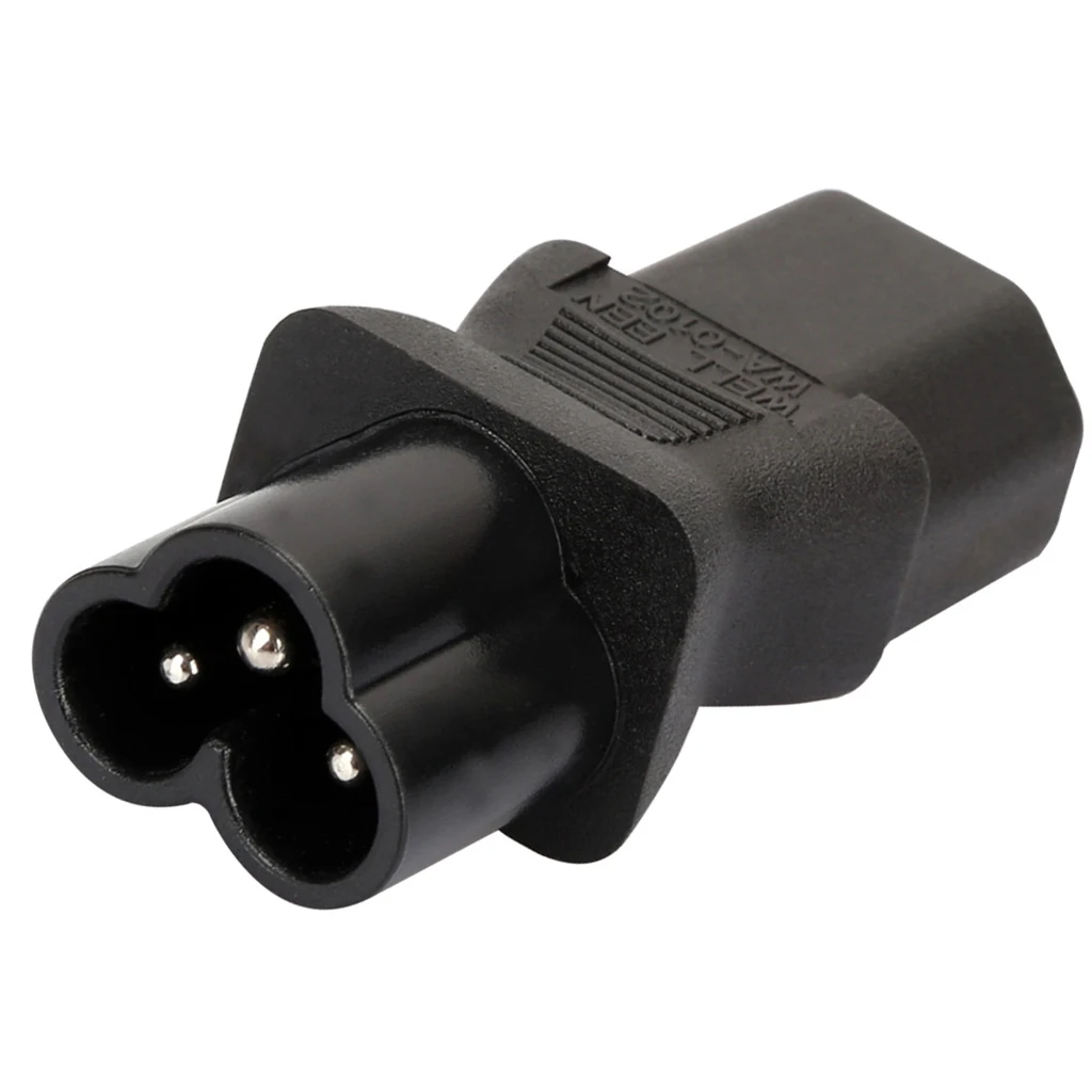 IEC 320 C13 To C6 3Pin Female Male Power Adapter | Компьютеры и офис