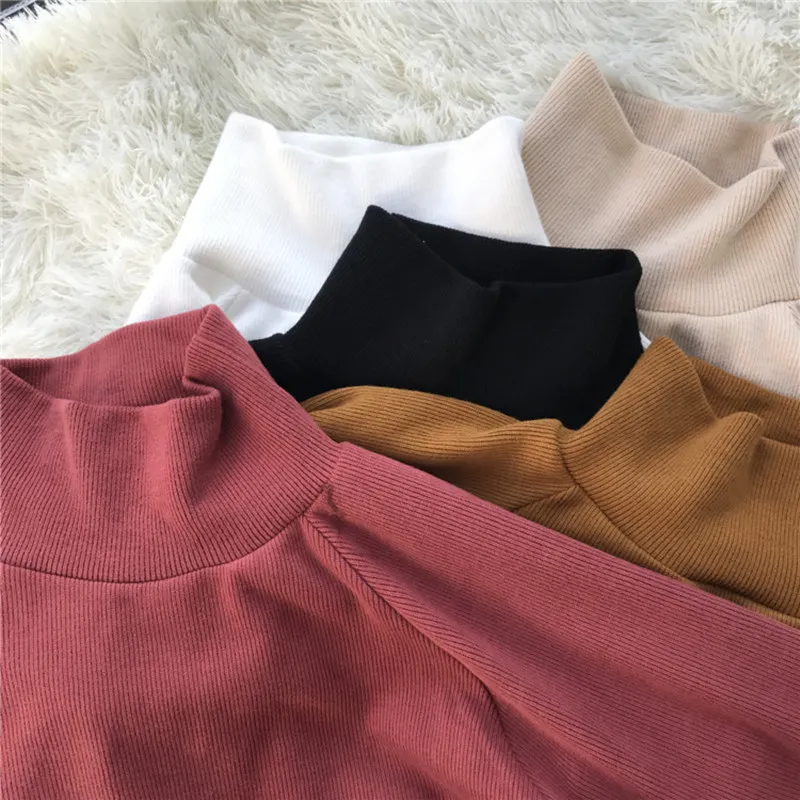 Вязаные водолазки свитера пуловеры для женщин Повседневный свитер Свободный