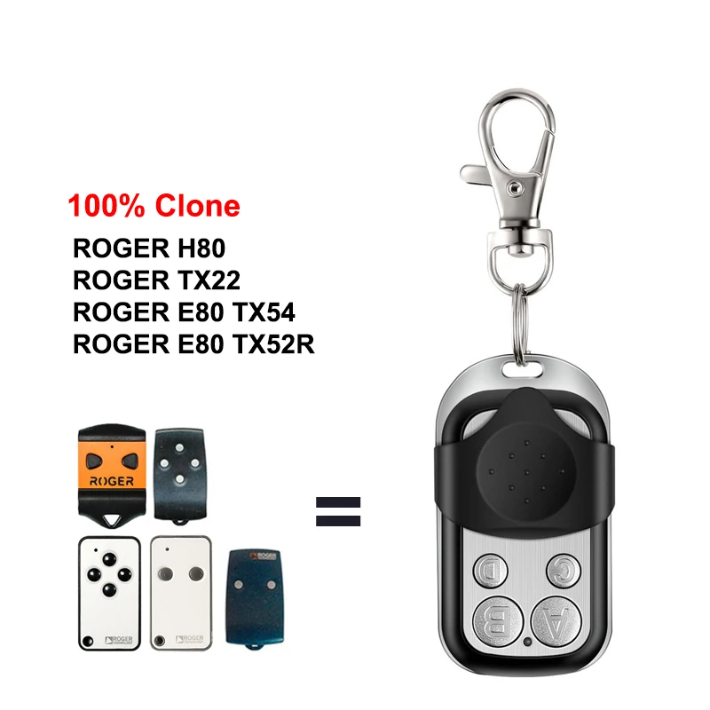 ROGER H80 TX22 удаленный для гаражной двери открывалка барьер ворота управления TX54R TX52R