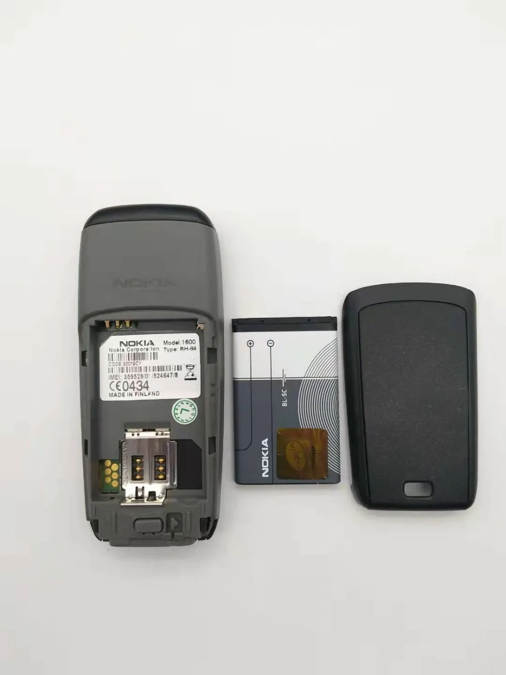 1600 Nokia 1600 сотовый телефон двухдиапазонный GSM разблокированный телефон GSM 900/1800 отремонтированный
