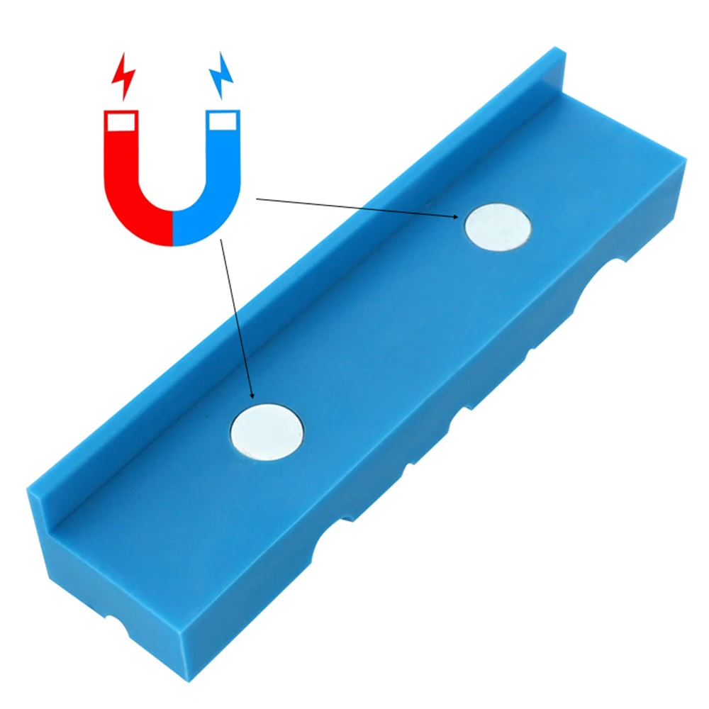 

2 X Bench Vice Magnetic Protection Strip Universal Anti-skid Pad Protective Case