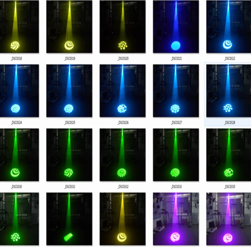Сценический светильник 80W вращение RGB светодиодный гобо сканер с вращающейся +