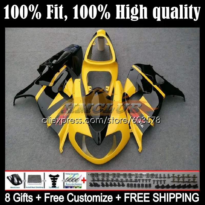 

OEM For SUZUKI SRAD TL1000 TL 1000 R 1000R 98 99 00 01 02 03 16CL.4 TL1000R 1998 1999 2000 2001 2002 2003 Fairing Yellow black