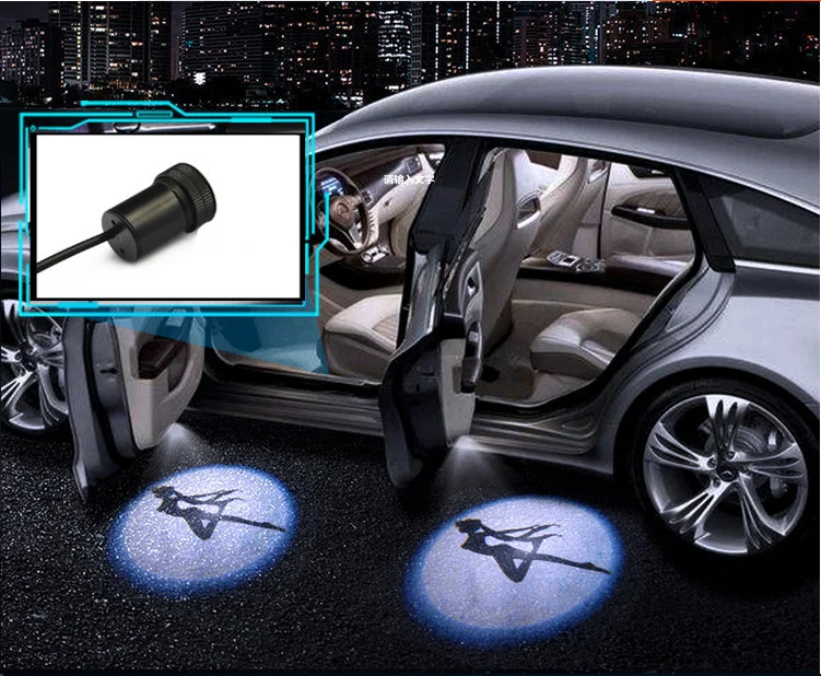 

Car Projector Welcome Lamp Courtesy Door Light Logo LED 4PCS 12V For Honda Opel Nissan Mini Lexus Skoda Peugeot Renault