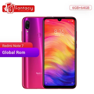В наличии Xiaomi Redmi Note 7, 6 ГБ + 64 ГБ, Snapdragon 660 восемь ядер, камеры 48 МП, 6,3 дюйма FHD, Bluetooth 5,0, экран с мобильный телефон