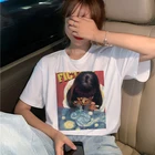 Женская футболка Harajuku Ullzang, футболка в Корейском стиле 90-х годов, с принтом в виде мультипликационных героев фильмов