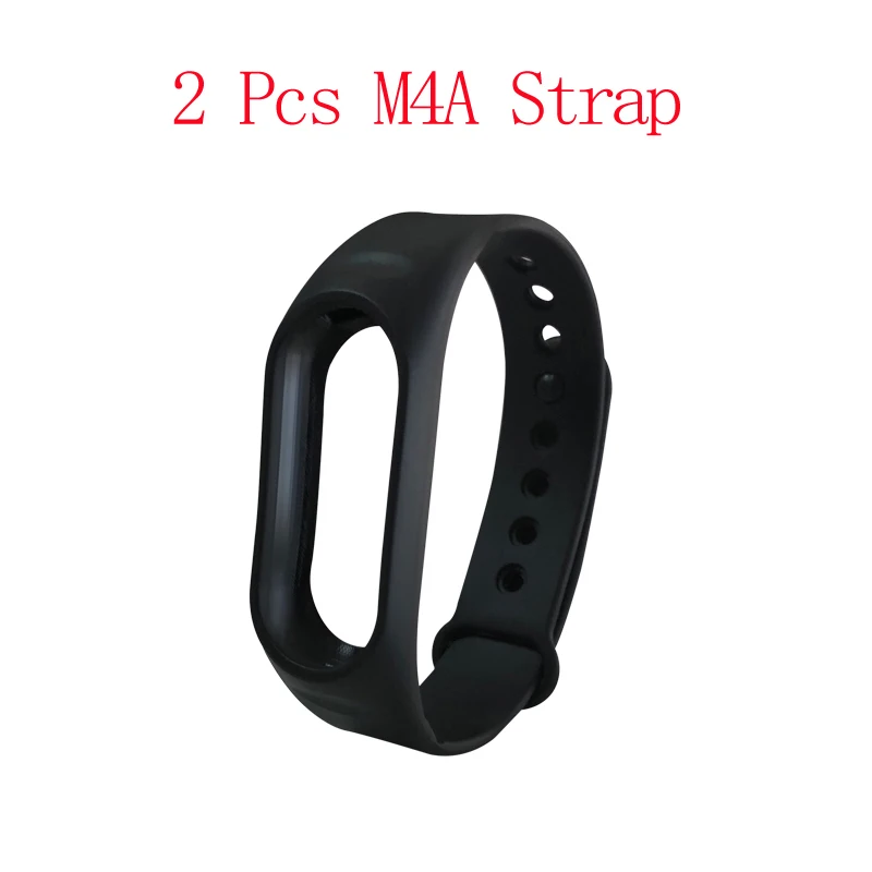 2Pcs Strap MAFAM M4A, умный Браслет, здоровье, пульсометр, монитор артериального давления, фитнес-трекер, Bluetooth, спортивный браслет для мужчин и женщин - Цвет: 2Pcs Strap