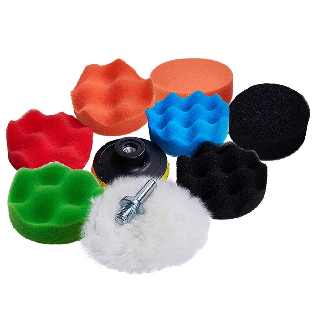 10 шт. Автомобильная полировальная подушка набор 3 &quotбуферная губка полировочные