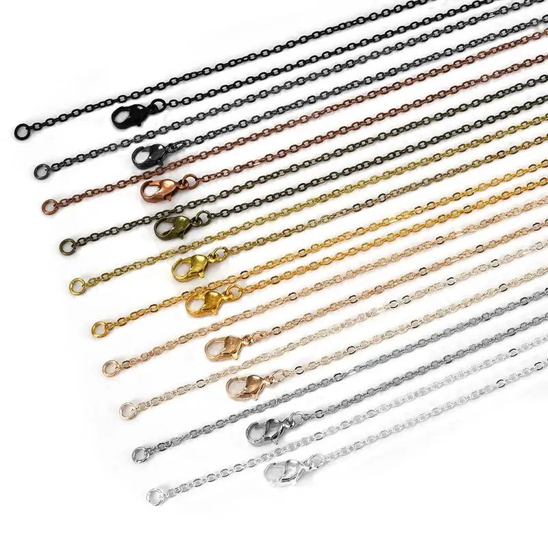 

10pcs DIY Necklaces Chain Copper Snake Chains for Pendant Necklace Jewelry Making Accessories