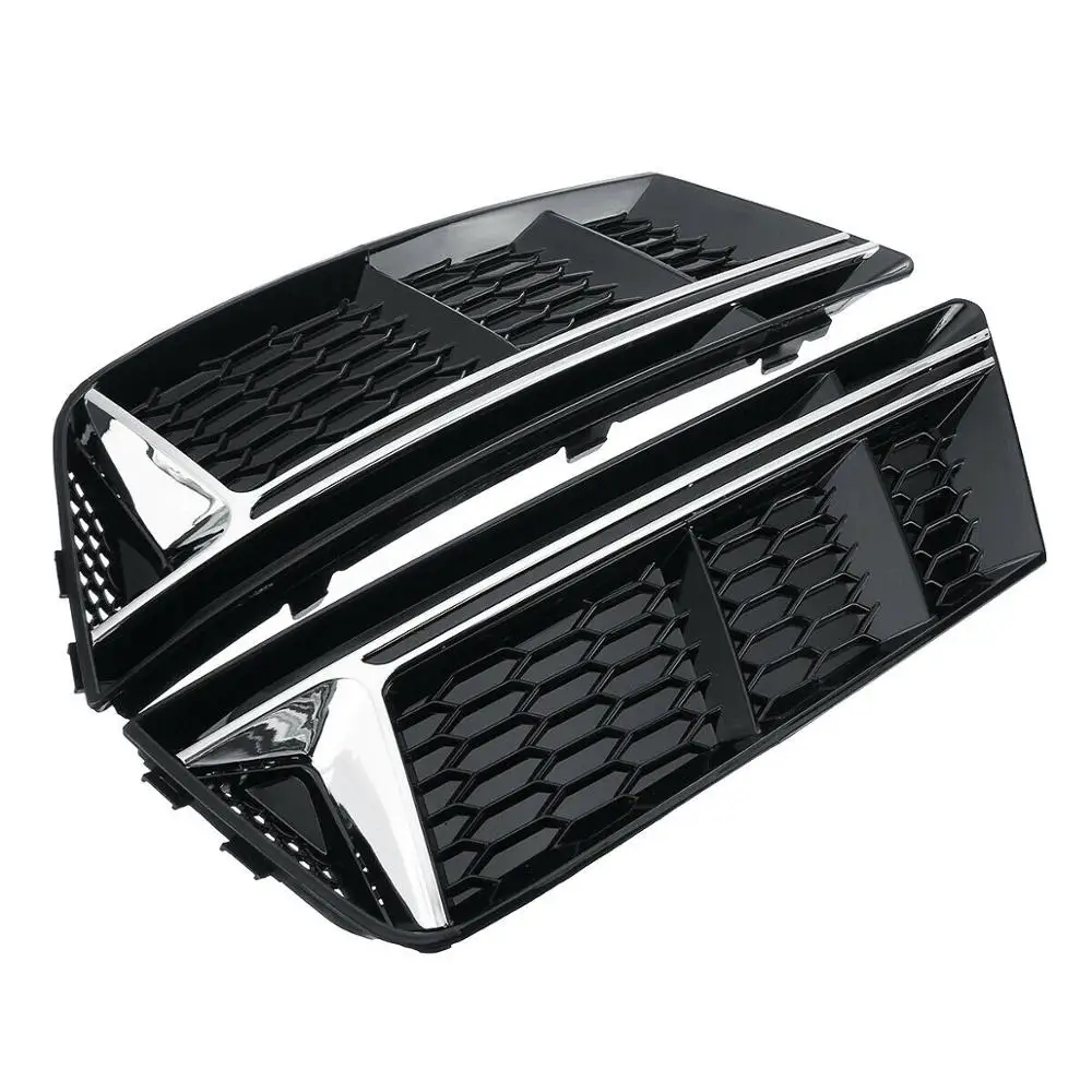 Пара противотуманных фасветильник на передний бампер автомобиля решетка для Audi