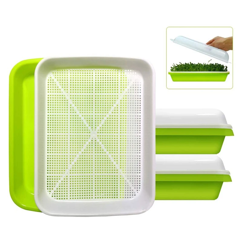 Трехмерный поднос без почвы большой емкости контейнер для выращивания пшеницы с