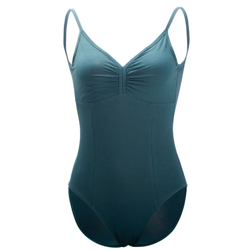 Green(only leotard) Балетная Одежда для танцев балетные трико для женщин черные балетные танцевальные костюмы для взрослых танцевальная одежда профессиональная гимнастика трико - Цвет: Green(only leotard)