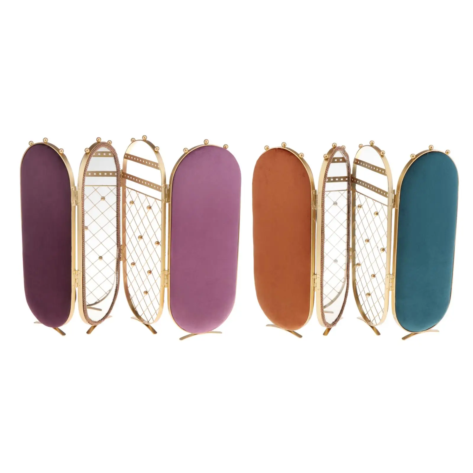 

Jewelry Shelf Rack Folding Earrings Necklace Storage Organizer