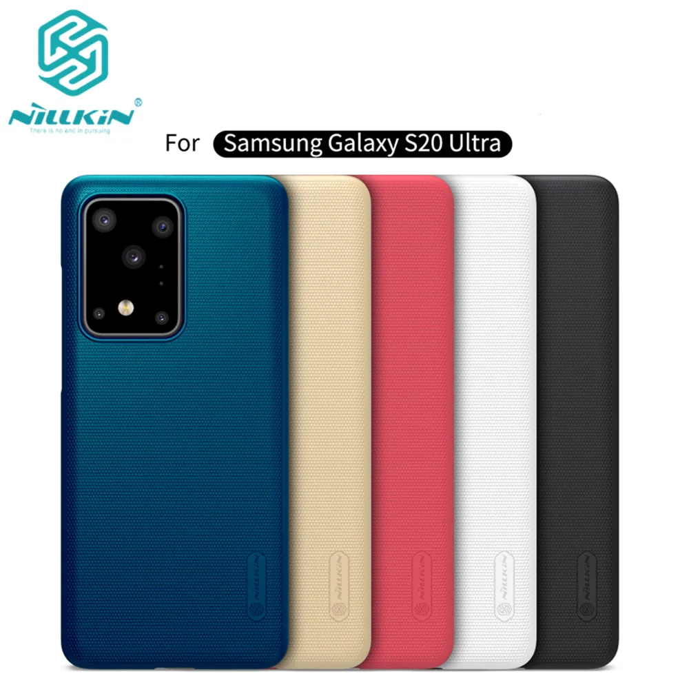 

10 шт./лот, оптовая продажа, суперматовый защитный чехол NILLKIN из поликарбоната, жесткий чехол-накладка для Samsung Galaxy S20 Ultra, чехол
