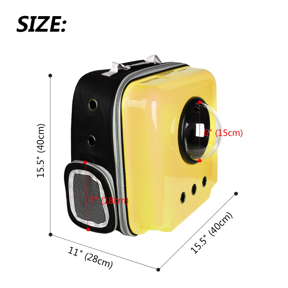 

Portable Astronaut Pet Cat Backpack Trolley Dog Puppy Carrier Space Bag With Wheels Travel Backpack Cage For Small Cats Outdoor