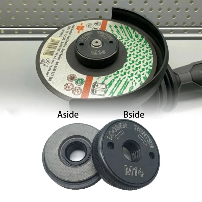 

High-strength Angle Grinder Nuts Flange Nuts Set M14 Thread For Quick Clamping Locking Release Change Angle Grinder Accessories
