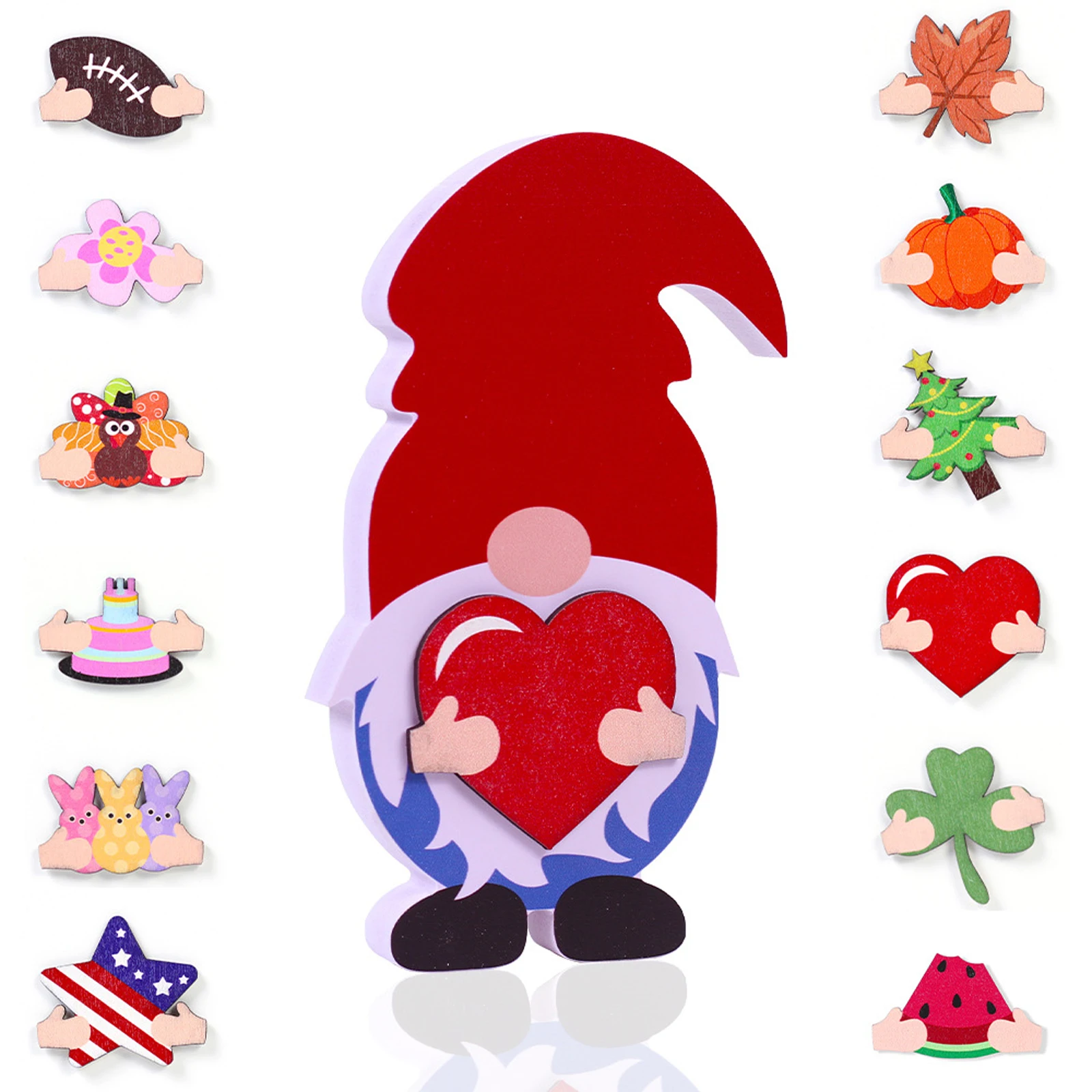 

Декор для рабочего стола, деревянное украшение в форме карлика, декоративные инструменты, домашние украшения для гостиной, спальни