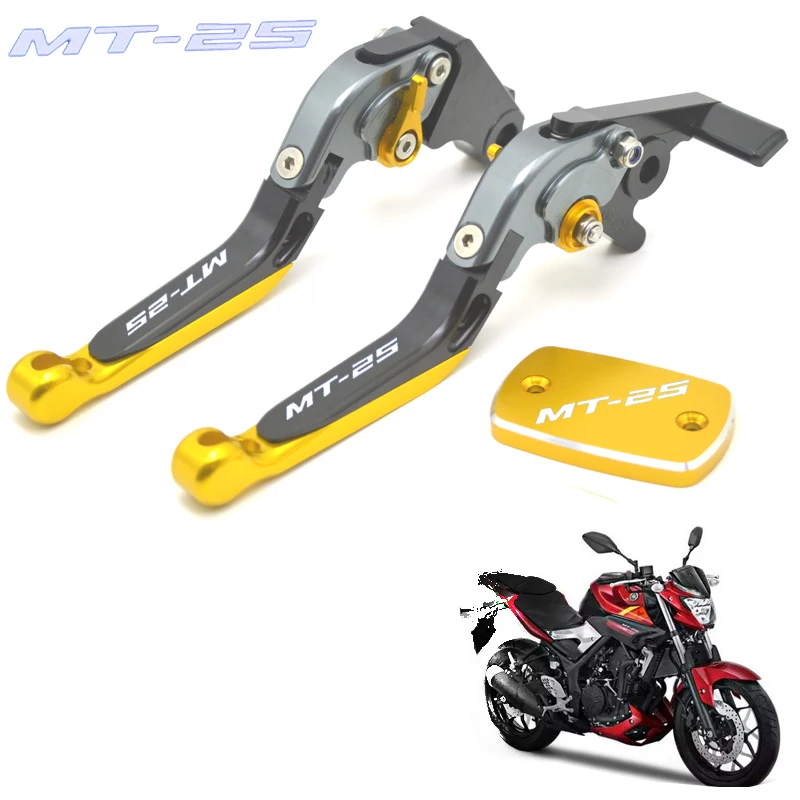 

Складной выдвижной левый и правый Тормозной рычаг для мотоцикла MT25 MT-25 2015-2019 2016 2017