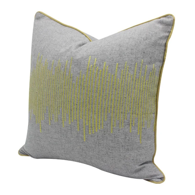 DUNXDECO Цвет серый желтый Сезон лето промышленности Стиль Наволочка на подушку