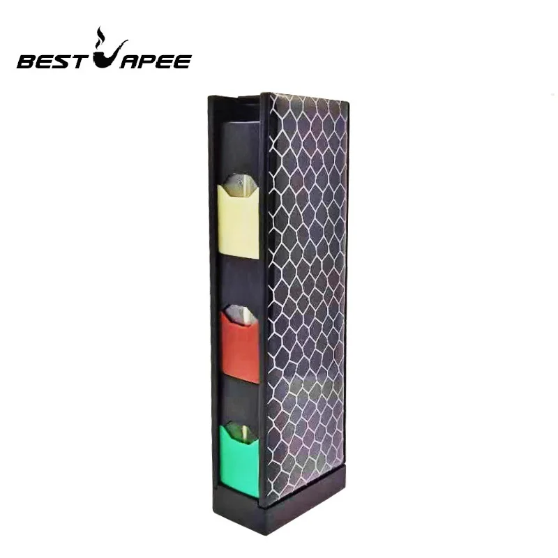 Универсальный совместимый для JUUL Зарядка для электронной сигареты fit Vape ручка комплект JUUL00 мобильная зарядка стручки футляр для хранения 1100 мАч
