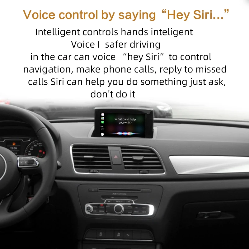 Sinairyu Aftermarket A1 Q3 MMI RMC OEM Wi-Fi беспроводной Apple CarPlay интерфейс модификации для Audi с