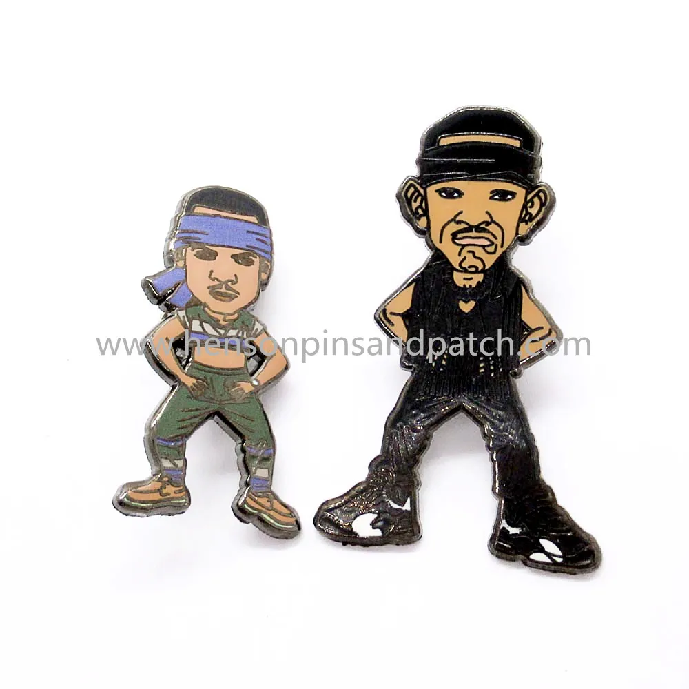 

Custom silver metal hard enamel warrior pin badge