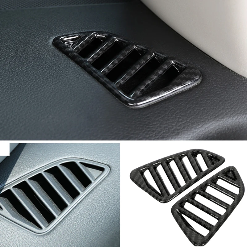 Автомобильный Стайлинг из АБС-углеволокна маленькая декоративная накладка на